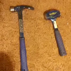 Estwing 19oz framing hammer and 3lb sledge